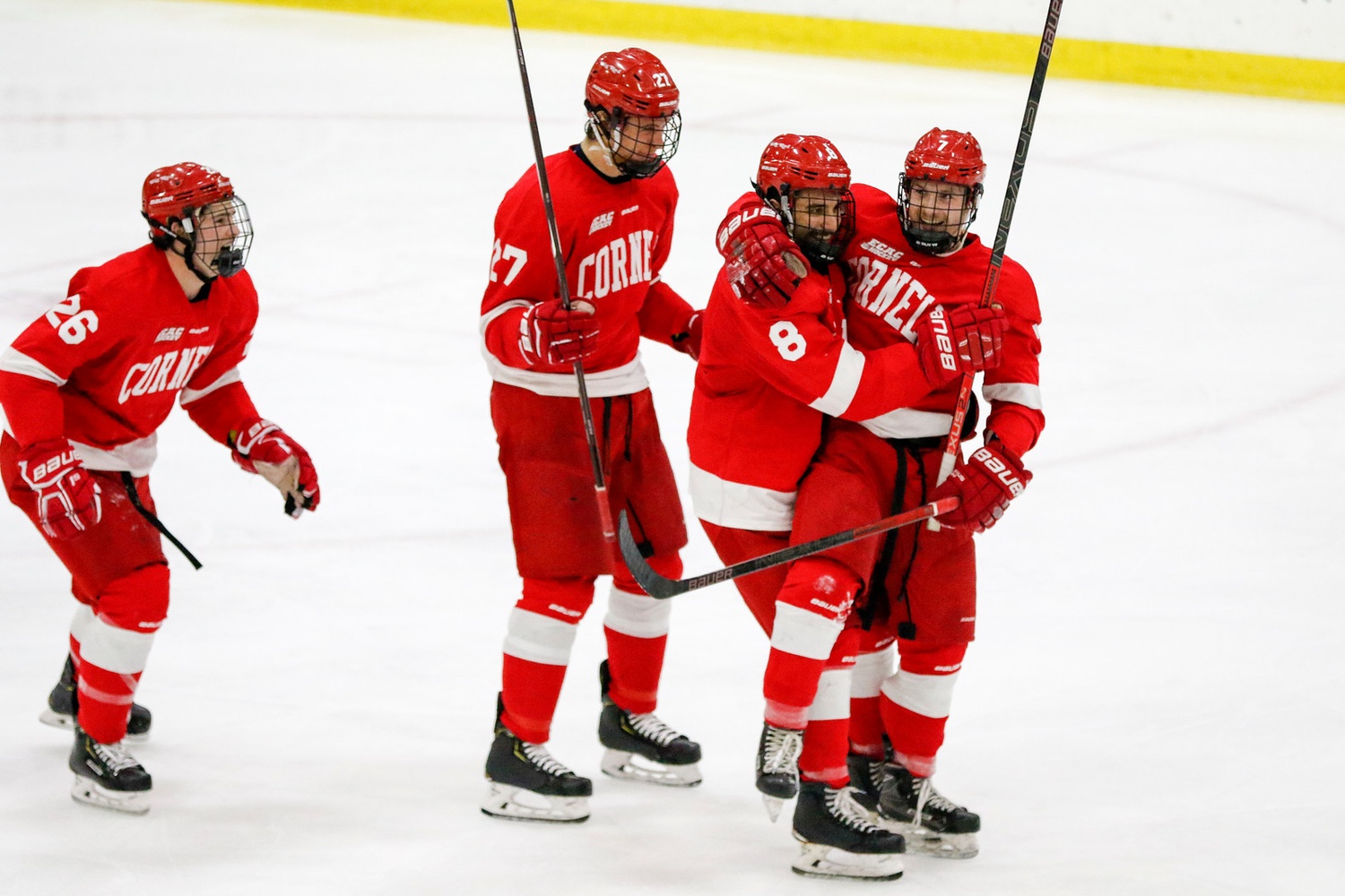 No. 16 Cornell dominated the second period en route to avenging Harvard's win one week prior. The teams will also meet at the Big Red's Lynah Rink in January.