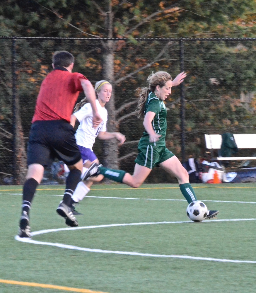 Natanson played forward for her high school team.