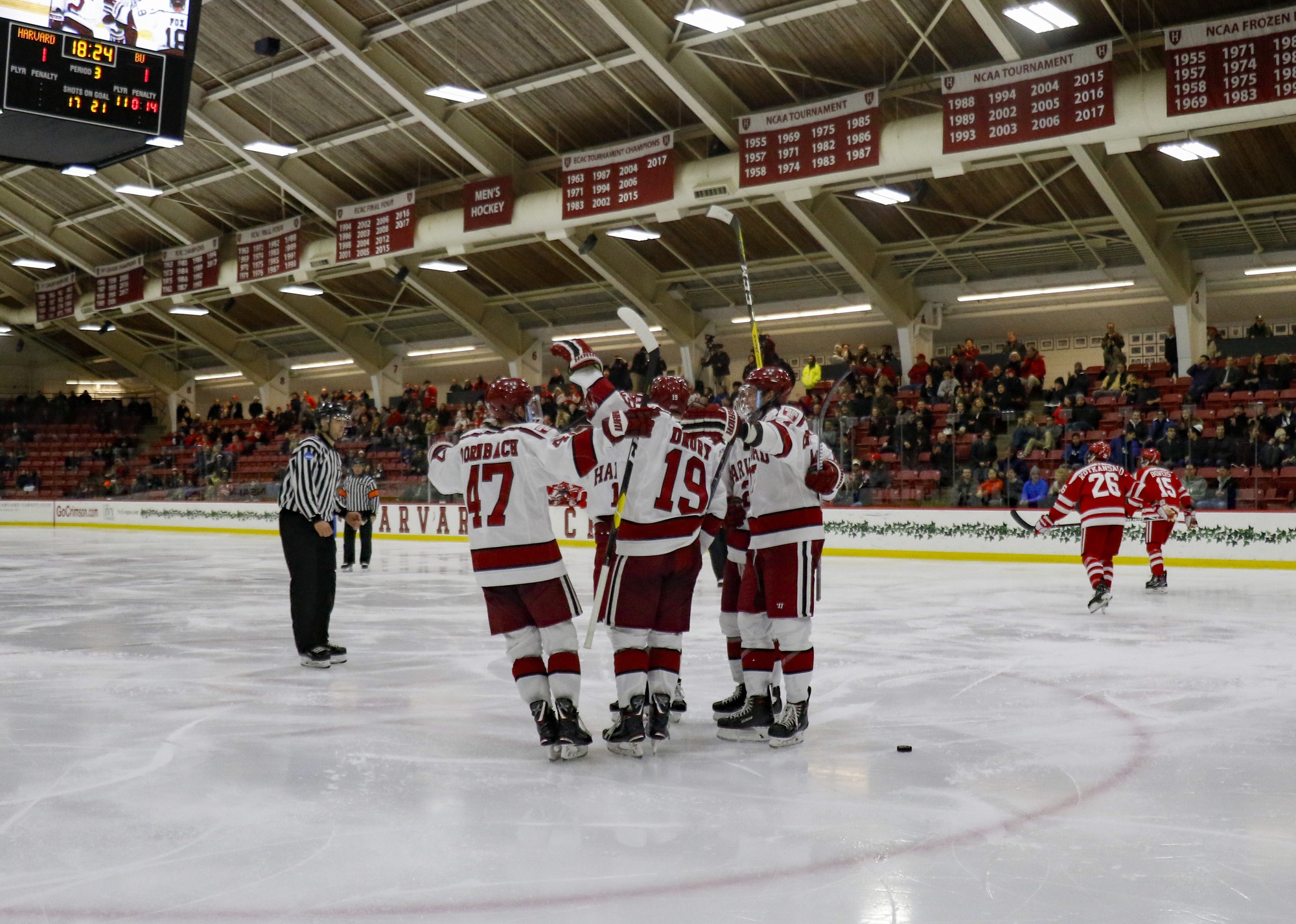 The Crimson powerplay executed again on Tuesday night, maintaining its scorching 36 percent effectiveness through Harvard's first 13 contests.