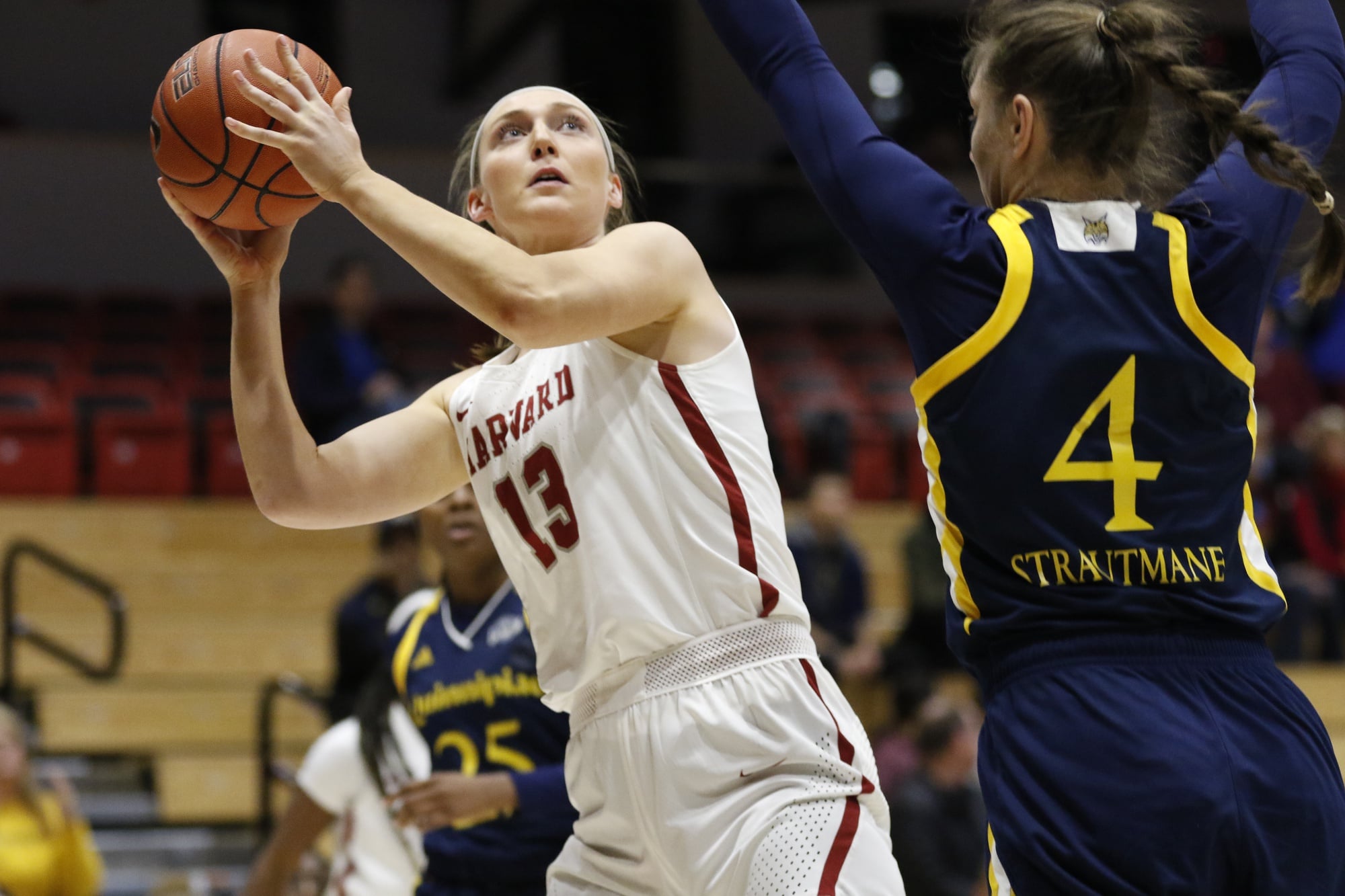Junior forward Jeannie Boehm logged a double-double against Dartmouth while adding a pair of steals and blocks.