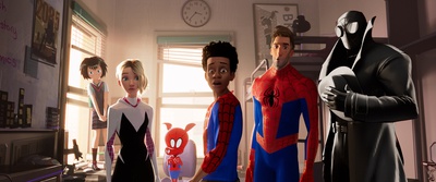 Cover image for 'Spider-Verse' still