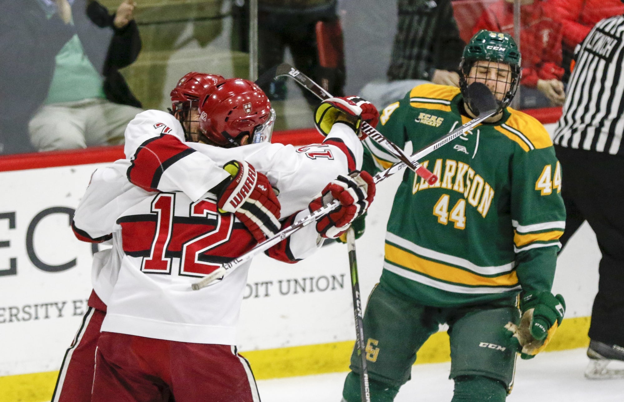 In recent history, matchups between Harvard and Clarkson have proven feisty and full of goals.