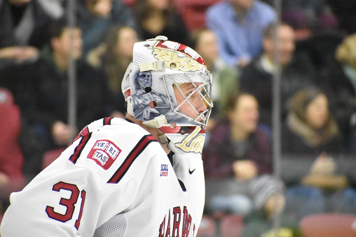Senior net-minder Michael Lackey has put up solid stats in 2019 after struggles at the beginning of the season.