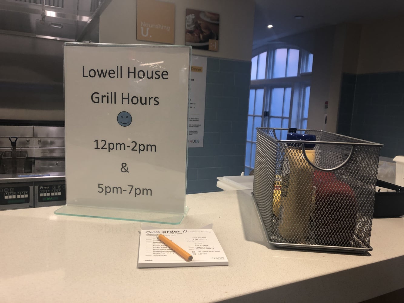 The Lowell Grill Ordering Setup