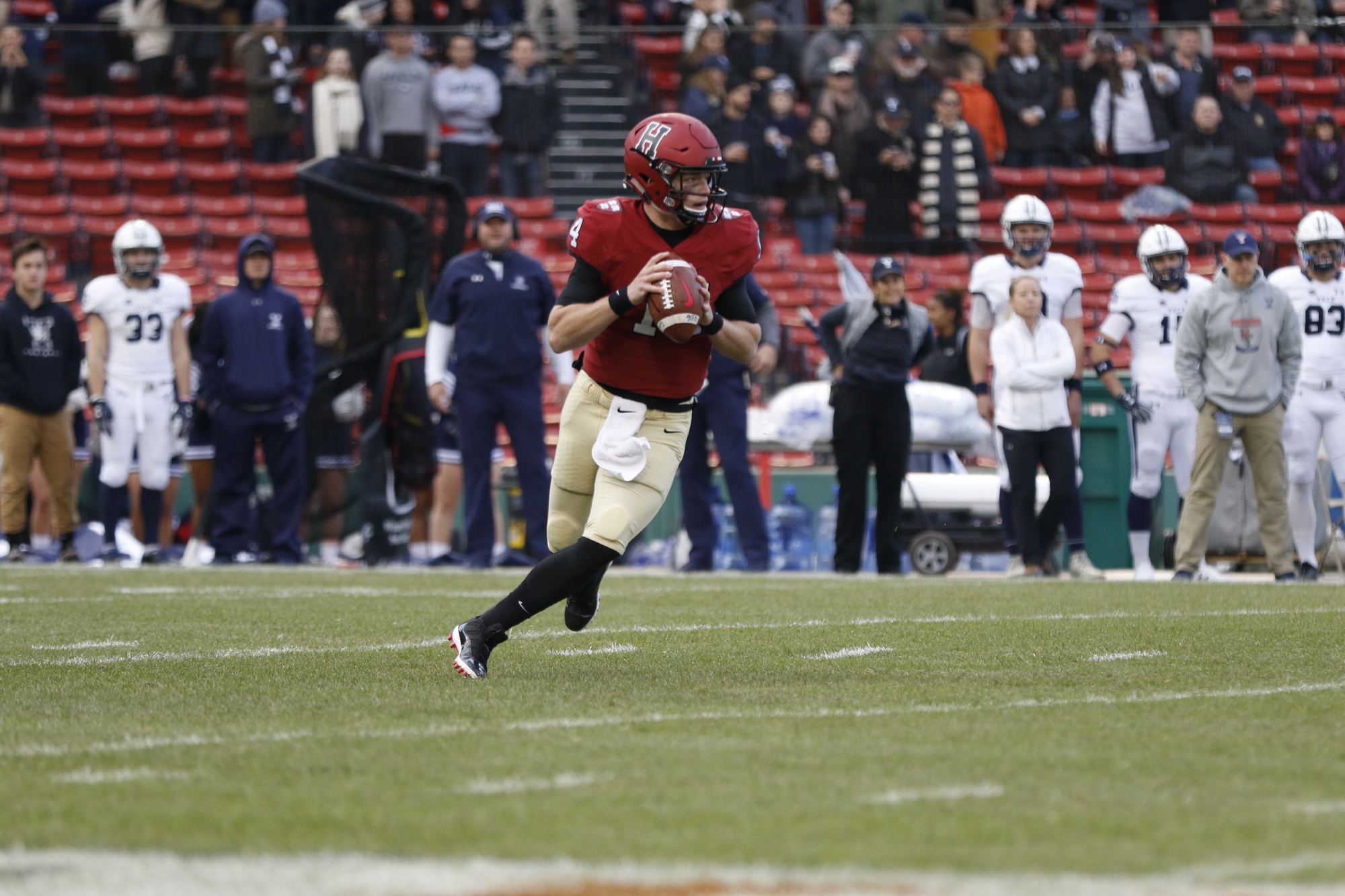 Senior quarterback Tom Stewart tallied five touchdowns in a win against Columbia, tying a program-record.
