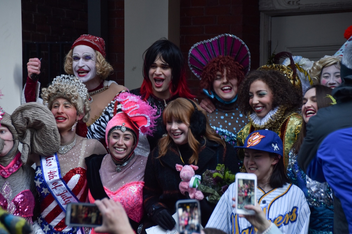The Hasty Pudding named actor Bryce Dallas Howard as their 68th Woman of the Year. Howard paraded down Massachusetts Avenue Thursday alongside the Pudding's first mixed-gender cast since it began putting on an annual production in 1844.