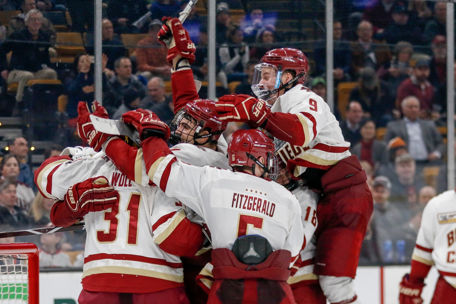 The Eagles topped a ranked Crimson squad that, on account of a recent surge in performance, many felt could contend for the Beanpot title this year