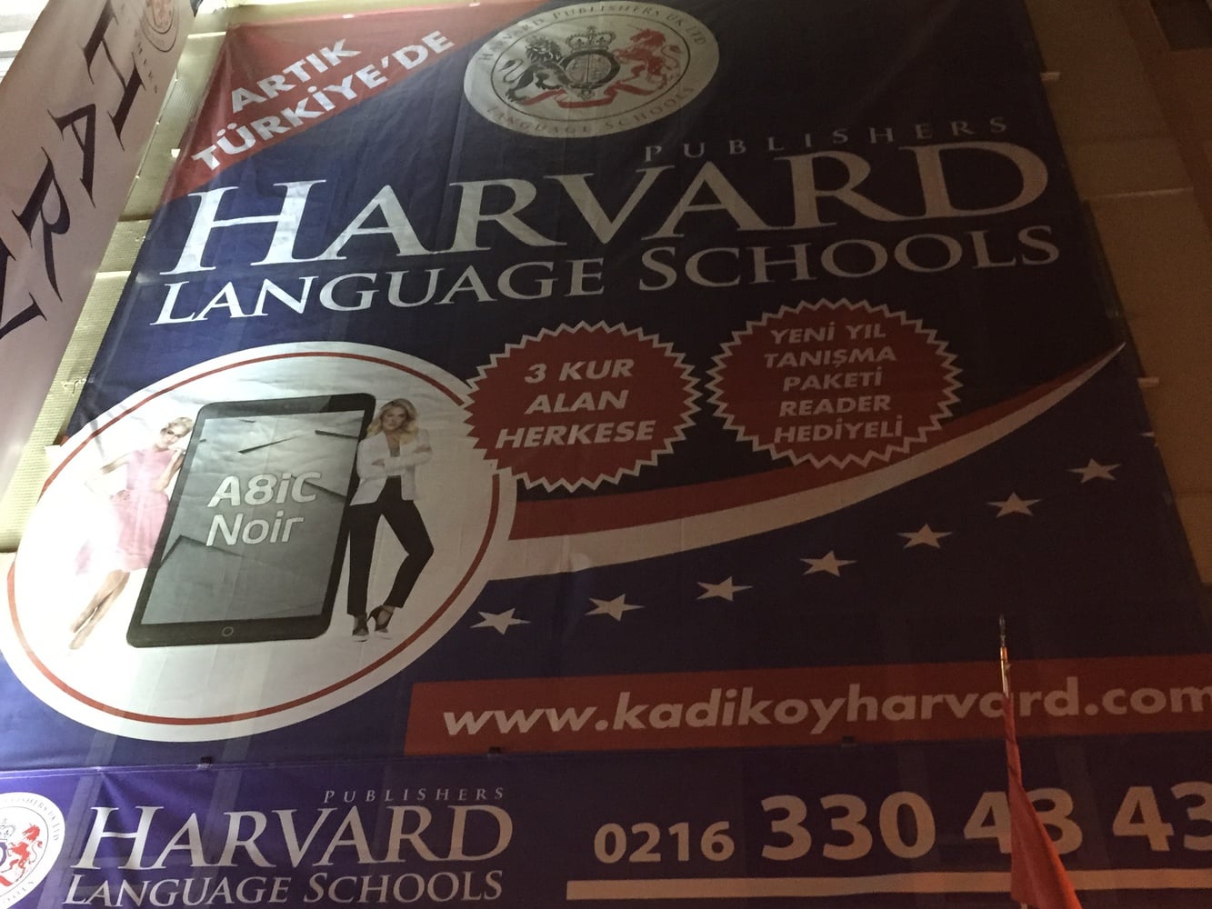 A Turkish language school uses Harvard's trademark without permission.