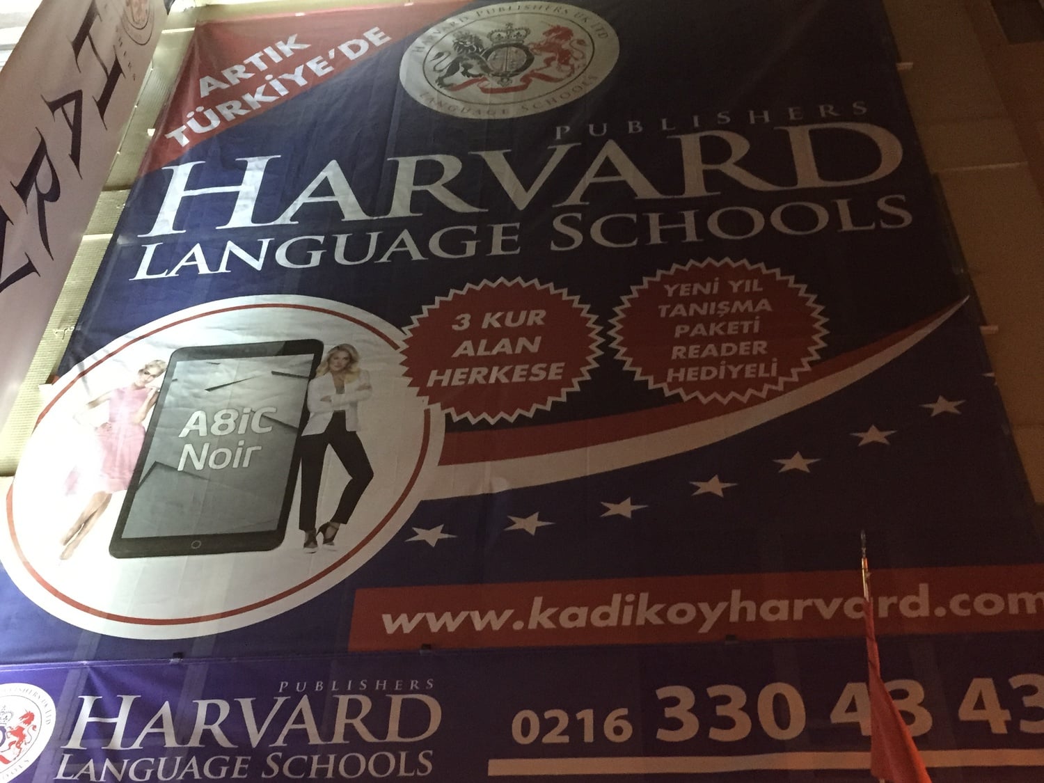A Turkish language school uses Harvard's trademark without permission.