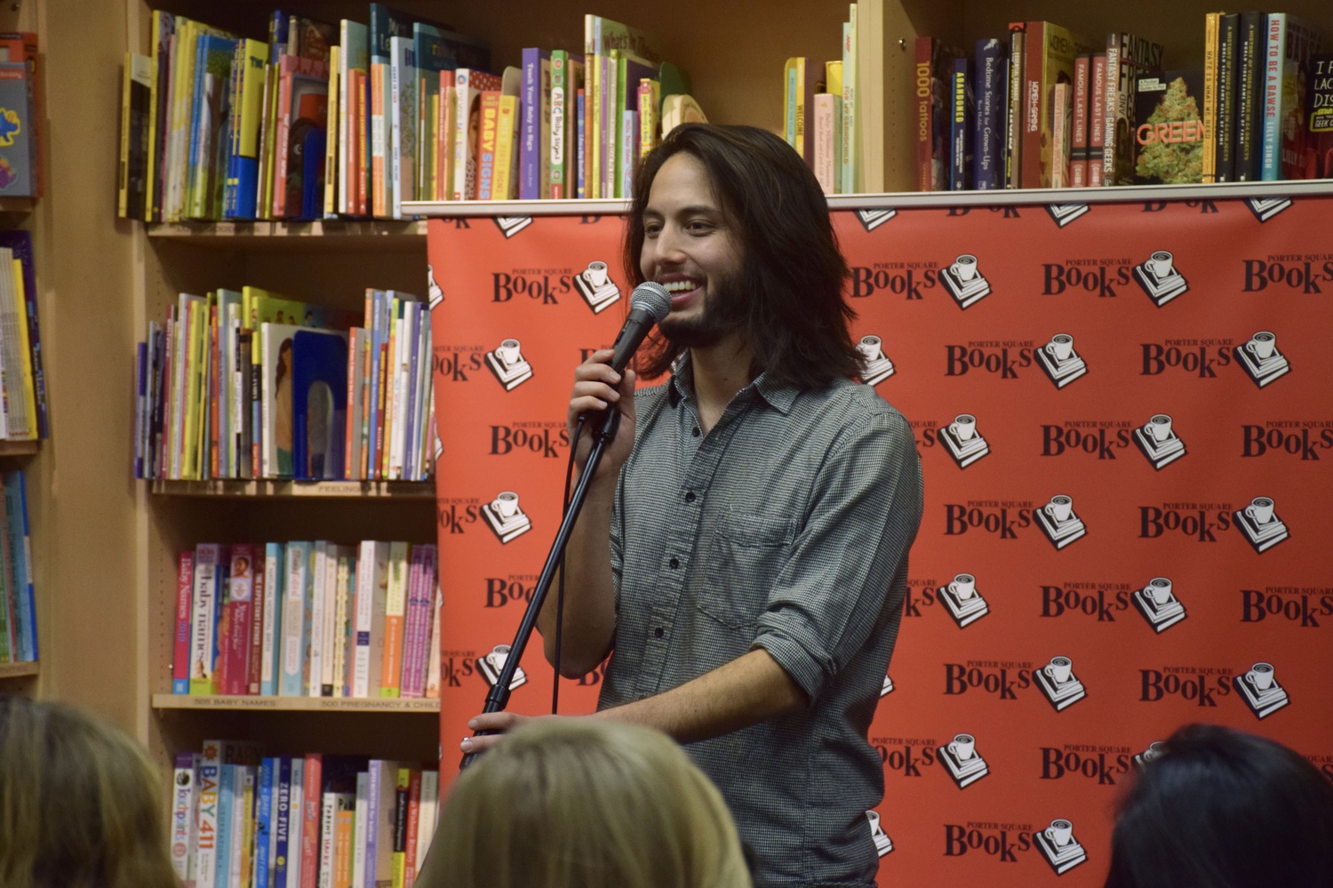 Phil Kaye, acclaimed spoken word poet and YouTube sensation, performs in Porter Square Books on a snowy night.