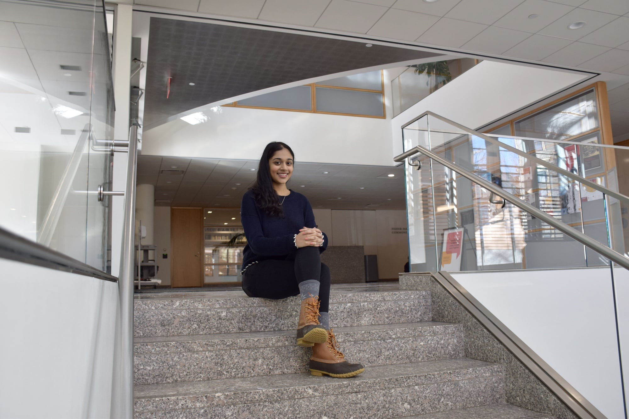 Trisha N. Prabhu '22 created and patented ReThink, an anti-cyberbullying app that detects harmful language and nudges its users to ‘rethink’ the words they are about to send or post.