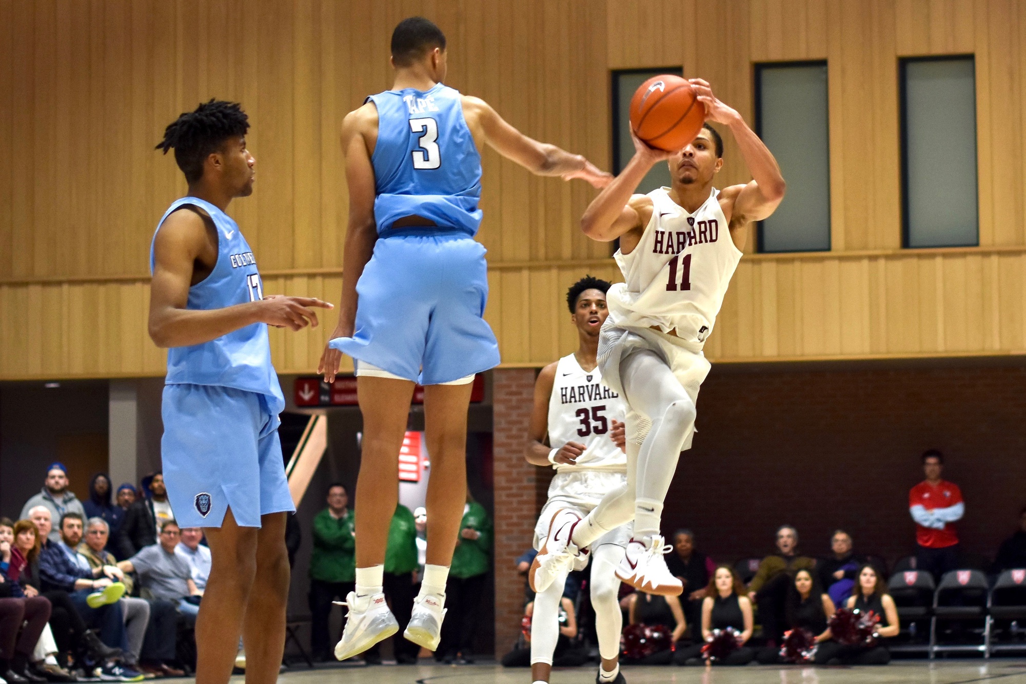 Junior point guard Bryce Aiken knocked down a career-high 44 points, including a last-second heave to force double OT.