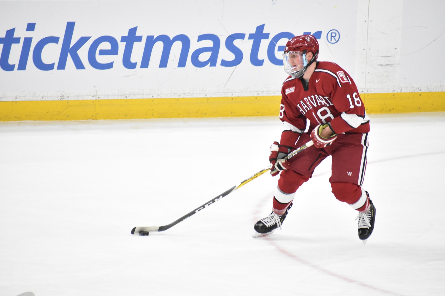 On Monday night, junior defenseman Adam Fox became just the fourth Harvard rearguard to reach the 100-point mark for his career.