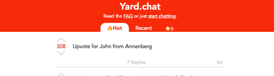 Cover image for Yard Chat Home Page