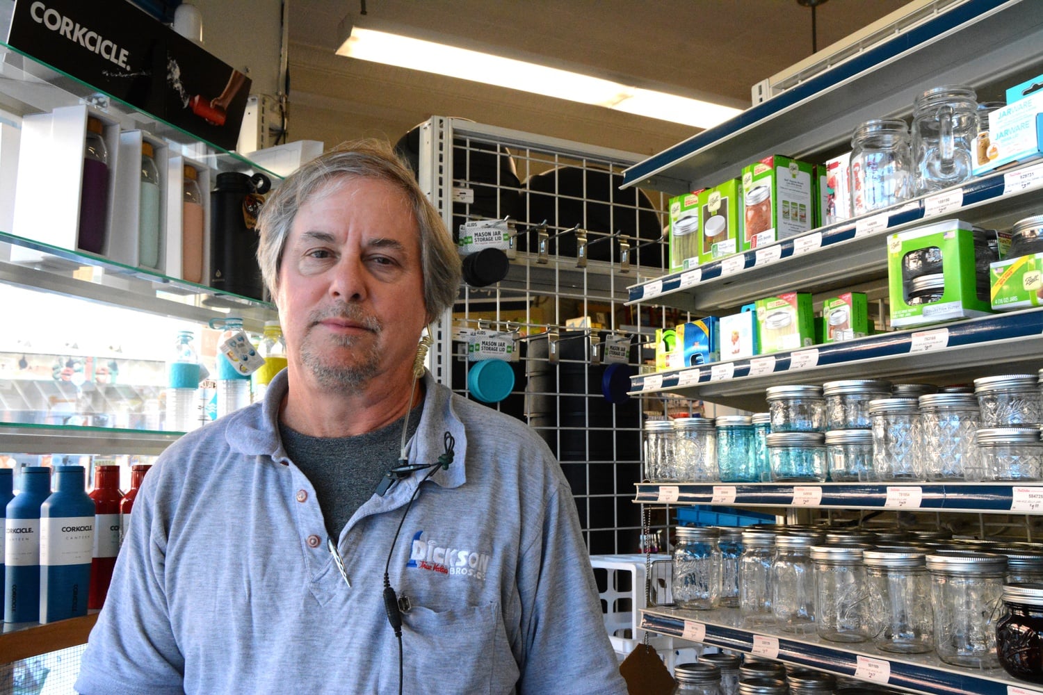 Ned Ver Planck is the owner of a Harvard Square business, Dickson Bros.