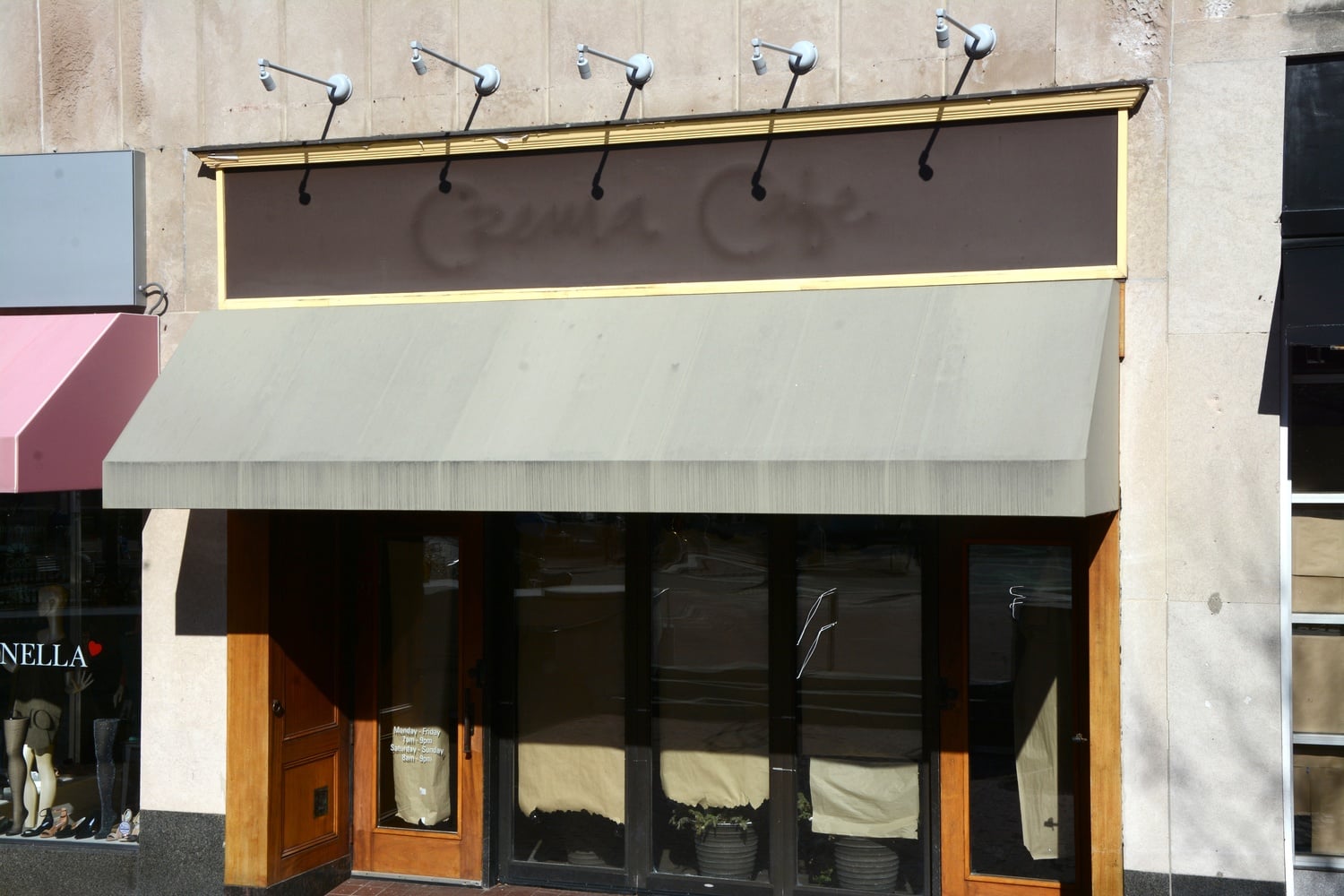 Crema Cafe closed its doors in December 2018.