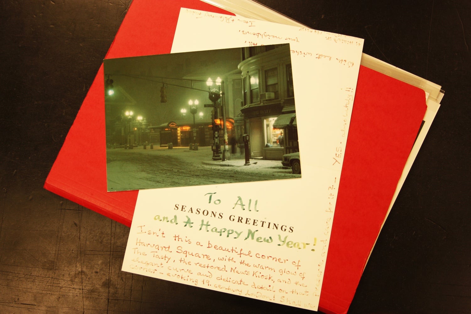 A postcard found in the Cambridge Historical Commission's Archives.