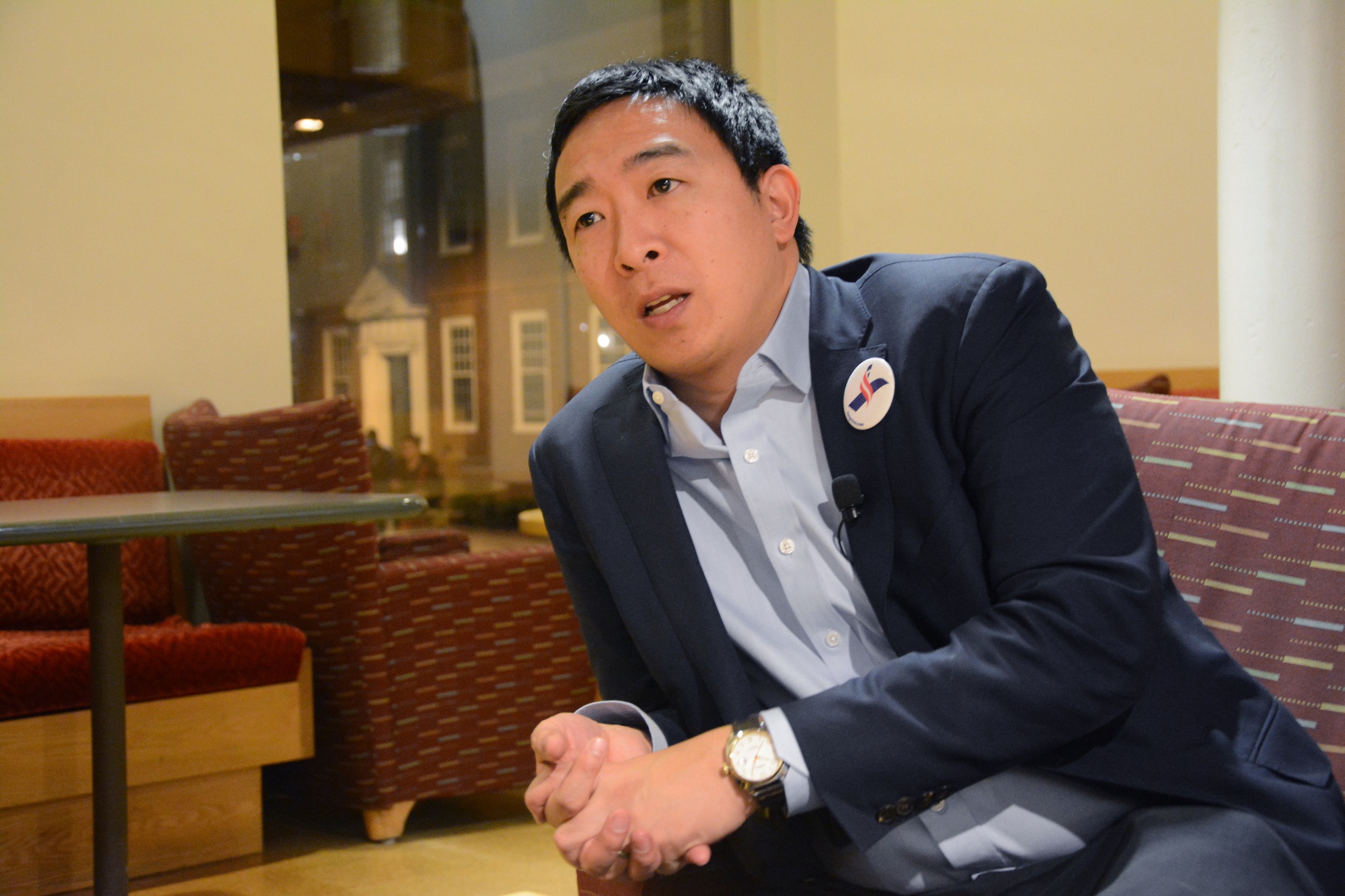 Andrew Yang is one of the contenders for the 2020 Democratic primary nomination.