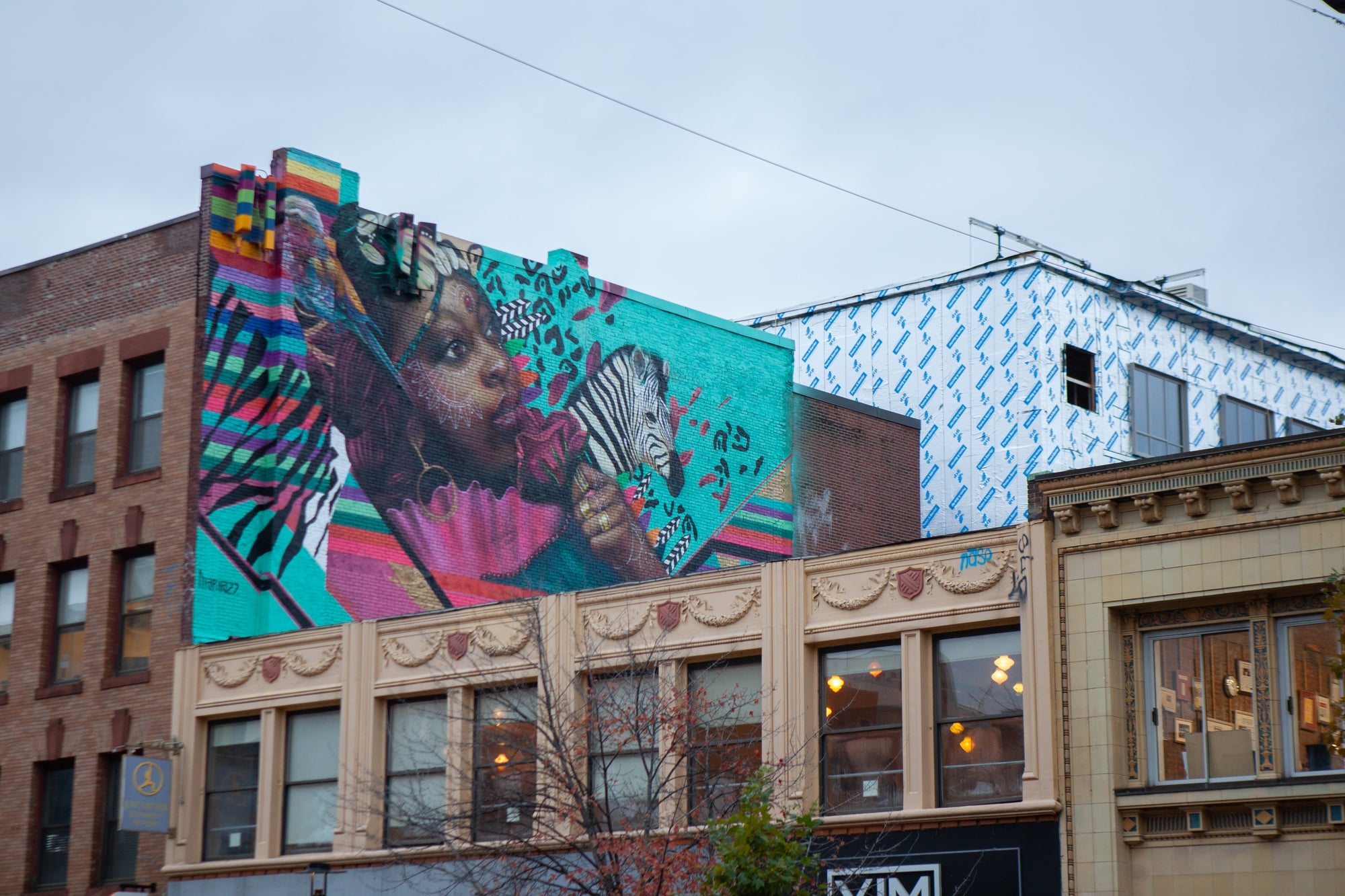 Central Square has long been home to an array of murals.