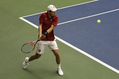 Cover image for Men's Tennis Unable to Muster Comeback in ECAC Final against Penn