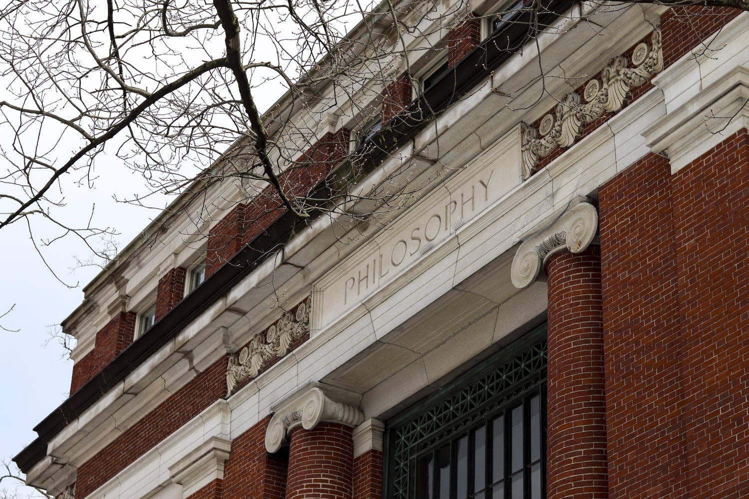 Emerson Hall in Harvard Yard is the home of the Philosophy Department.
