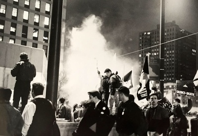 Cover image for Harvard Medical School ACT UP Protest