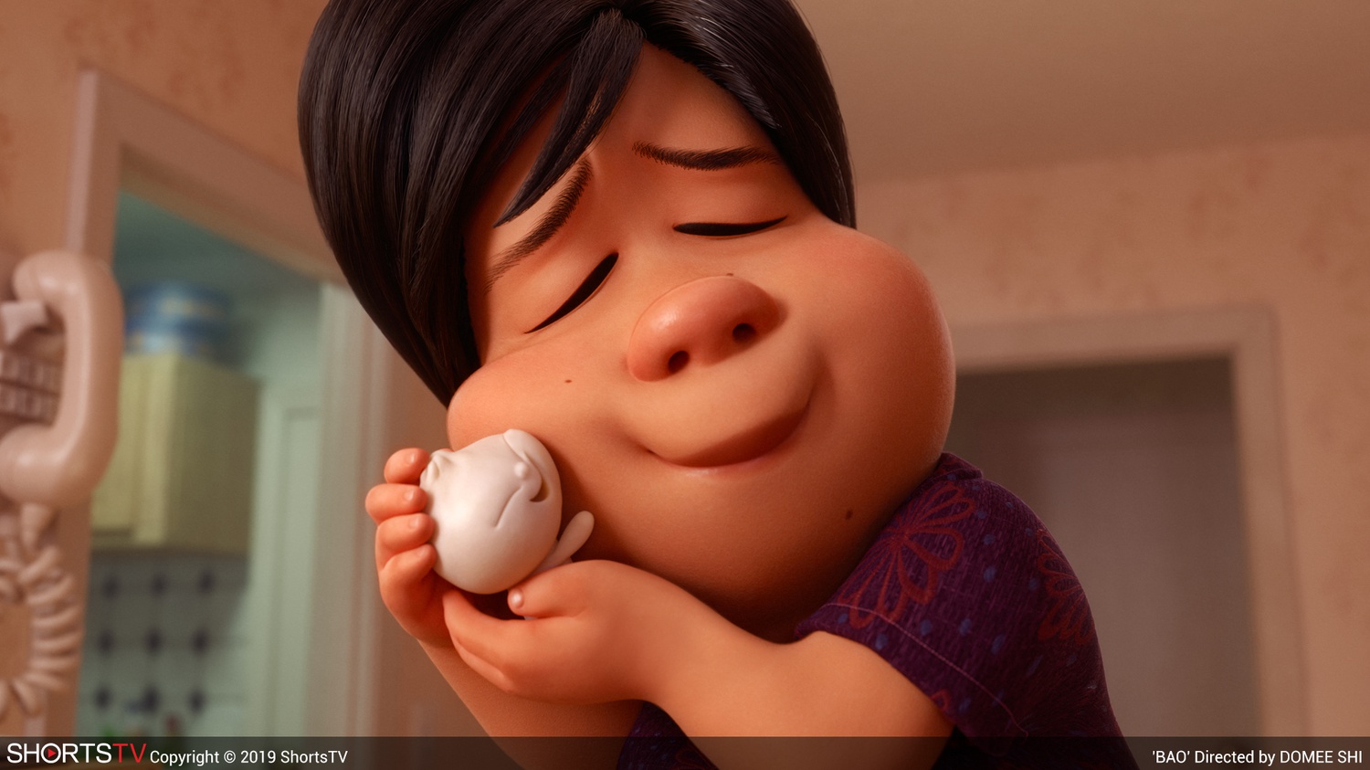 "Bao" (2018) is an animated, Oscar-nominated short film directed by Domee Shi.