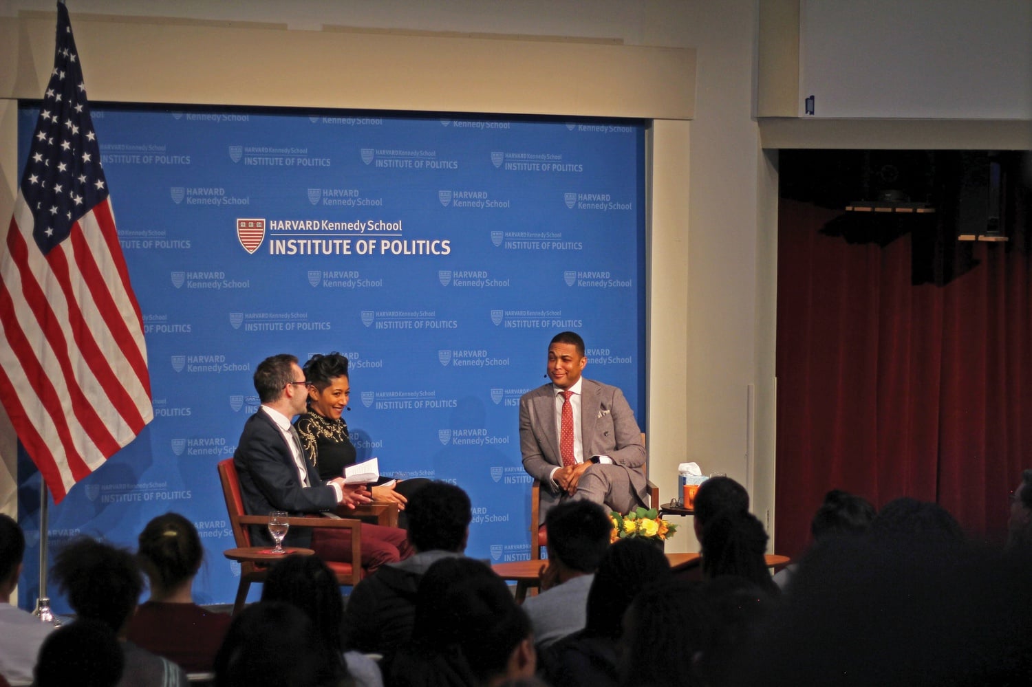 CNN anchor Don Lemon spoke at an IOP event titled "Race, Media, and Politics" on Friday.