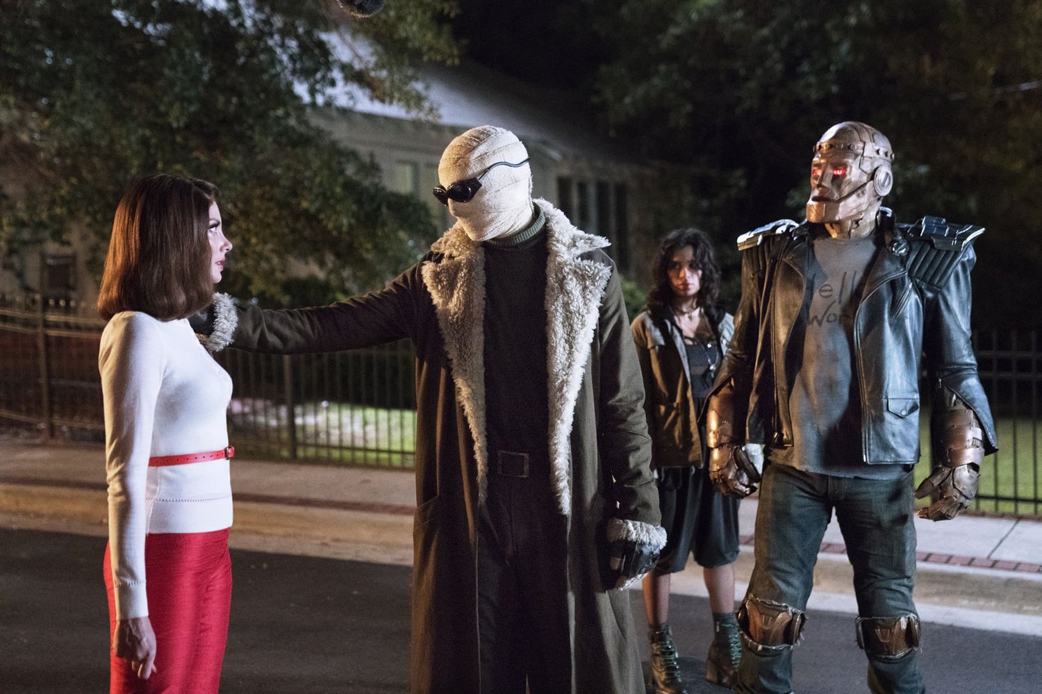 "Doom Patrol" stars Diane Guerrero, April Bowlby, Alan Tudyk, Matt Bomer, and Brendan Fraser as a band of misfit heroes.