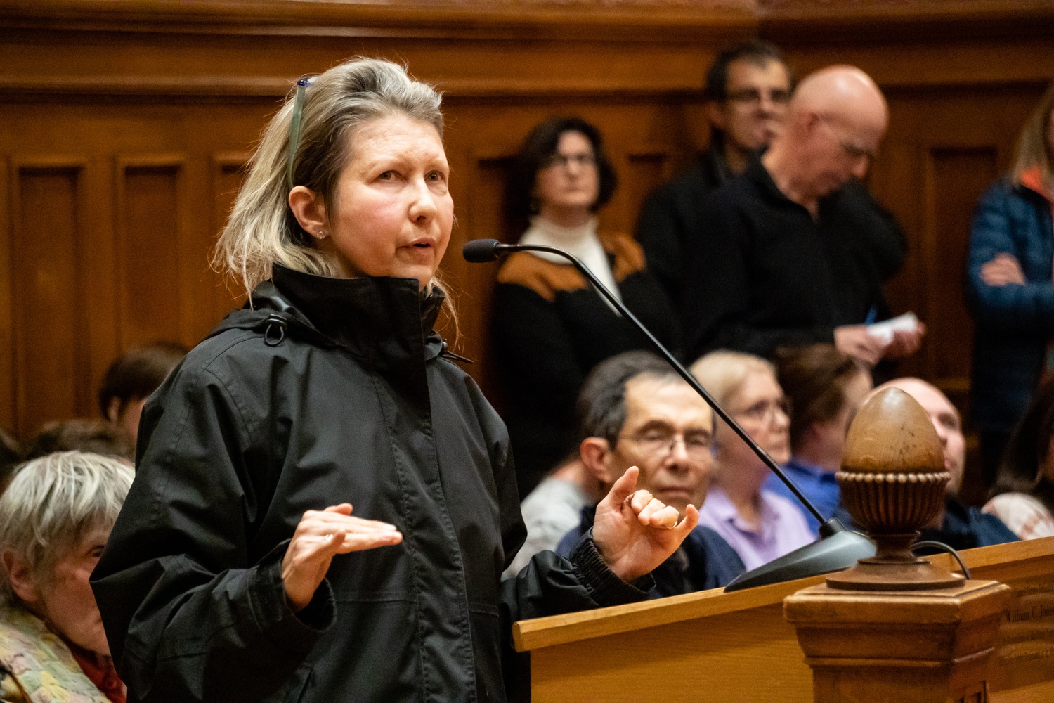 Cambridge resident Carole Winkler shares her views regarding the proposed moratorium.