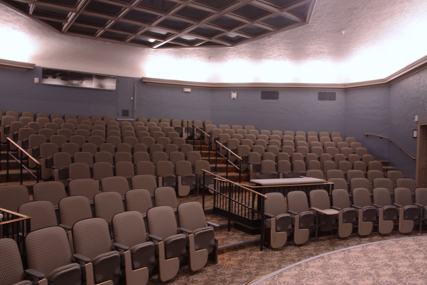 Despite being on probation, HCFA continues to hold its weekly Doxa events in Yenching Auditorium, a Harvard-owned space.