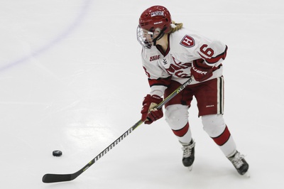 Cover image for Women's Hockey Dominates No. 9/9 Colgate 5-2 for a 1-0 ECAC Quarterfinal Advantage