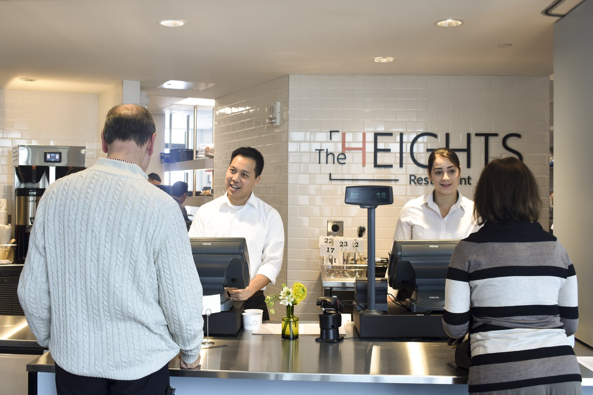 The Heights Restaurant opened on the tenth floor of the Smith Campus Center on Monday.