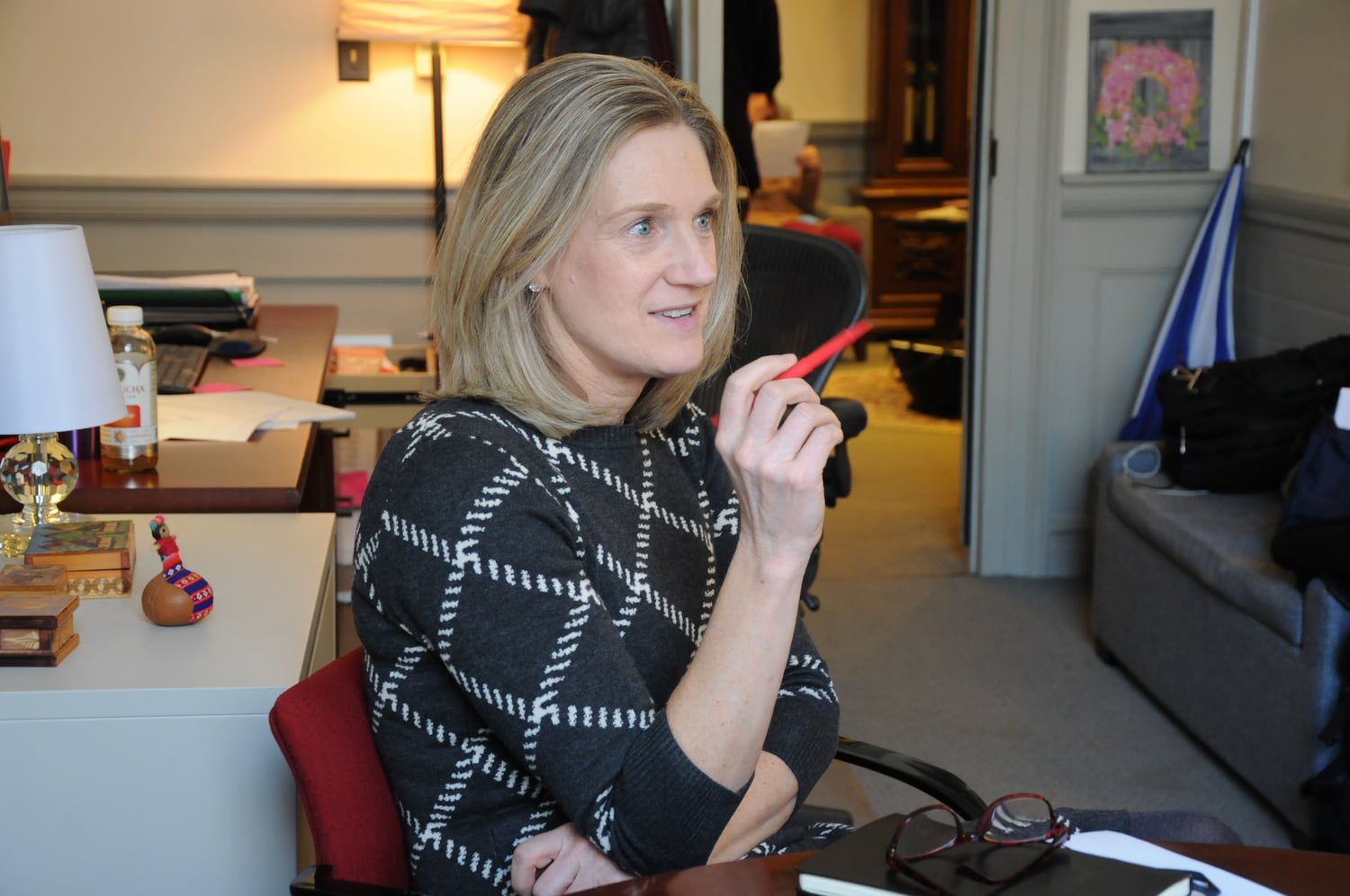 Dean of Students Katherine G. O'Dair is pictured in an interview in March 2019.