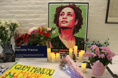 Cover image for Demonstration Honors Brazilian Politician and Activist Marielle Franco