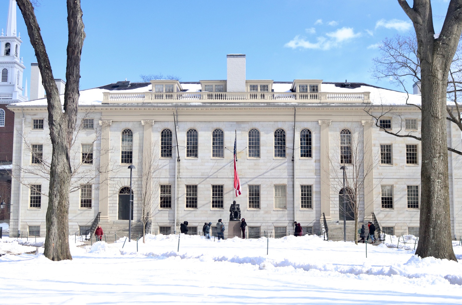 University Hall in Harvard Yard.