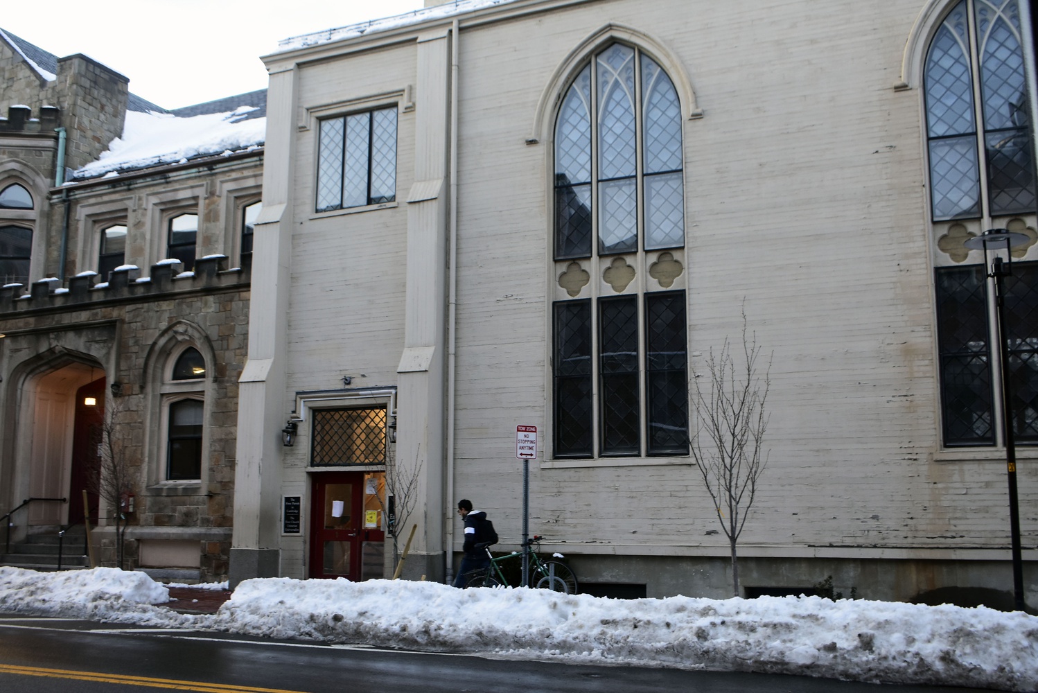 The homeless court, the venue where Cambridge judges hold trials for homeless individuals, is held at the First Parish Church in Harvard Square.