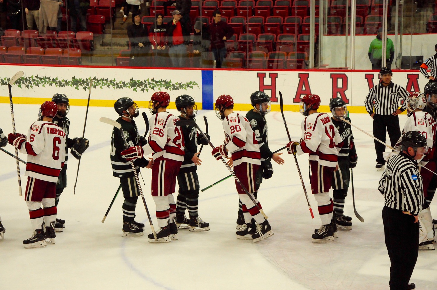 For the second straight season, the Crimson has ended the Big Green's season, contributing to a budding rivalry in the ECAC.
