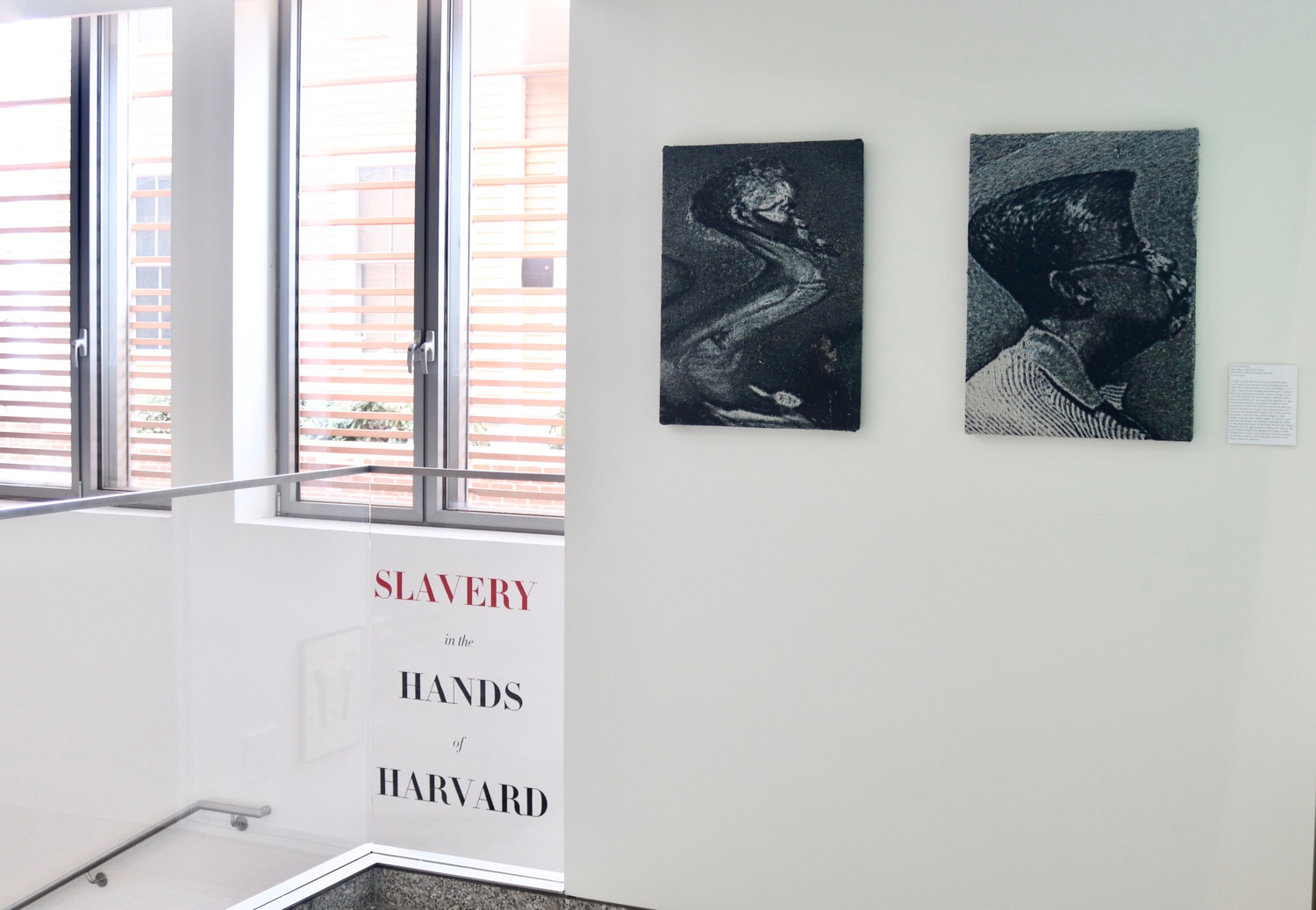 An exhibit in CGIS Knafel last spring included artist Noel W. Anderson's diptych "Renty Henry," which used a photo currently at the center of a suit against the University.