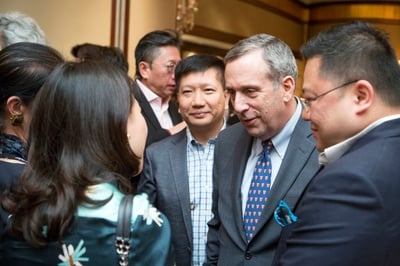 Cover image for Bacow Makes First Official Trip to Asia, Defends Academic Freedom and Harvard’s Global Presence