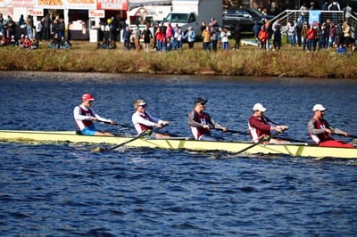 Cover image for Harvard’s Liam Corrigan ’19 Wins Gold in Rowing for Team USA, David Ambler ’20 Takes Bronze for GB