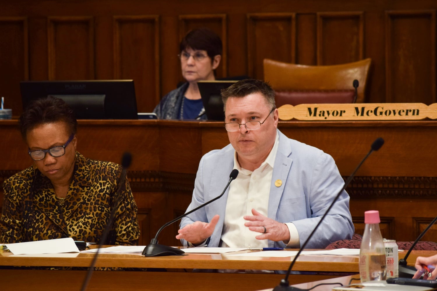 Cambridge Mayor Marc C. McGovern at a meeting earlier this month.