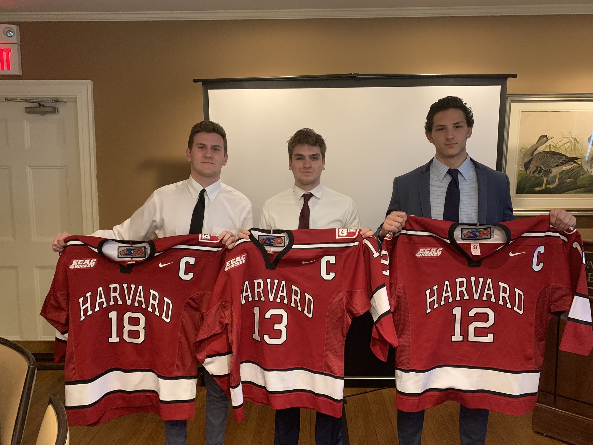 The trio of captains for the 2019-2020 season officially received the “C” at Saturday morning’s team banquet.