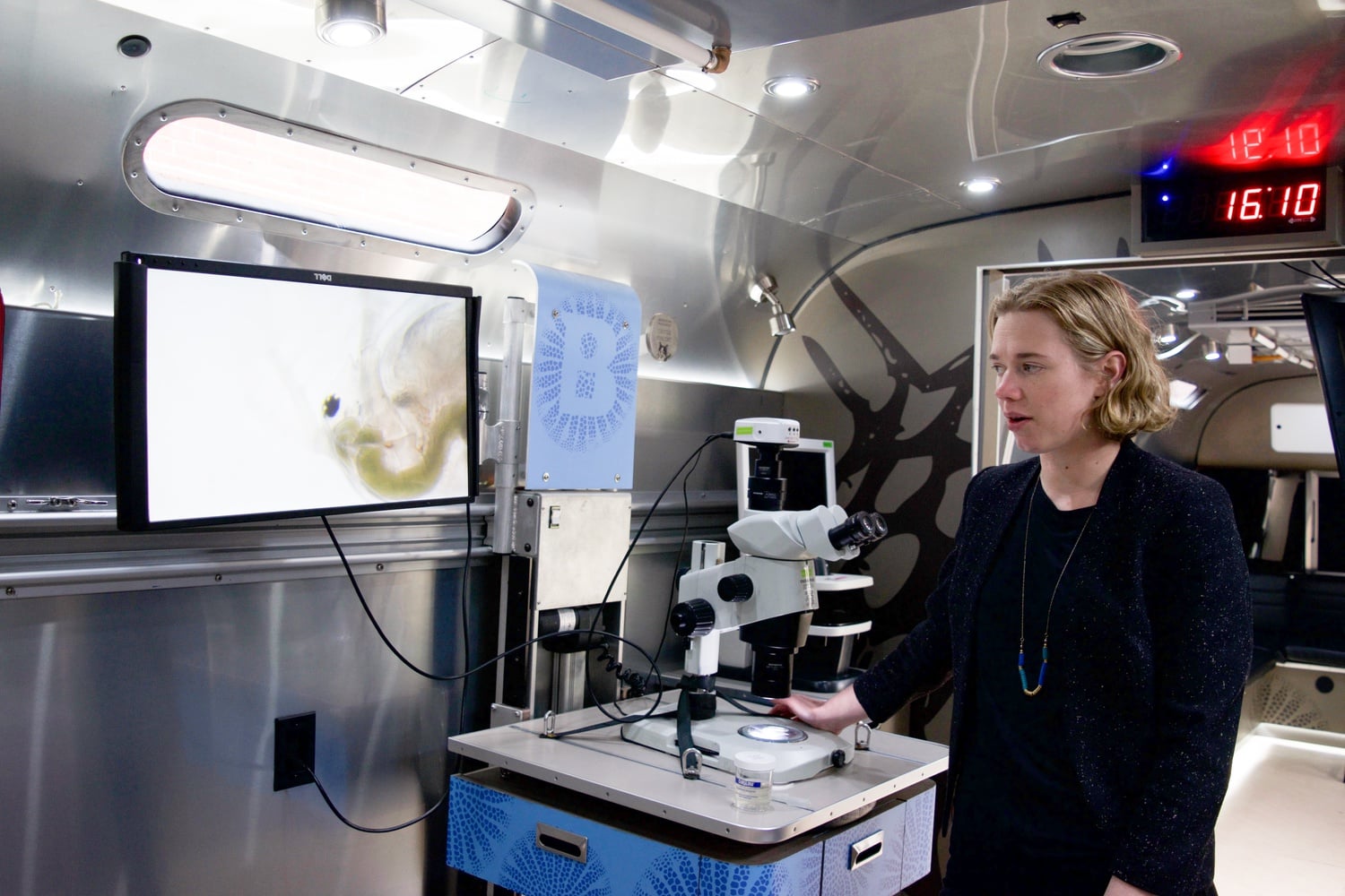 Mollie Thurman is one of the lead scientists at BioBus.