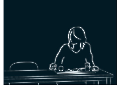 Cover image for Alone in Dining Hall
