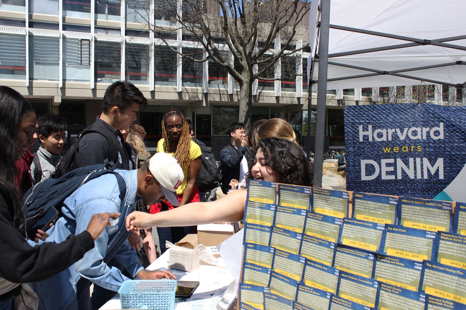 OSAPR's annual 'Denim Day' event aimed to show solidarity for victims of sexual assault and saw thousands of students participate.