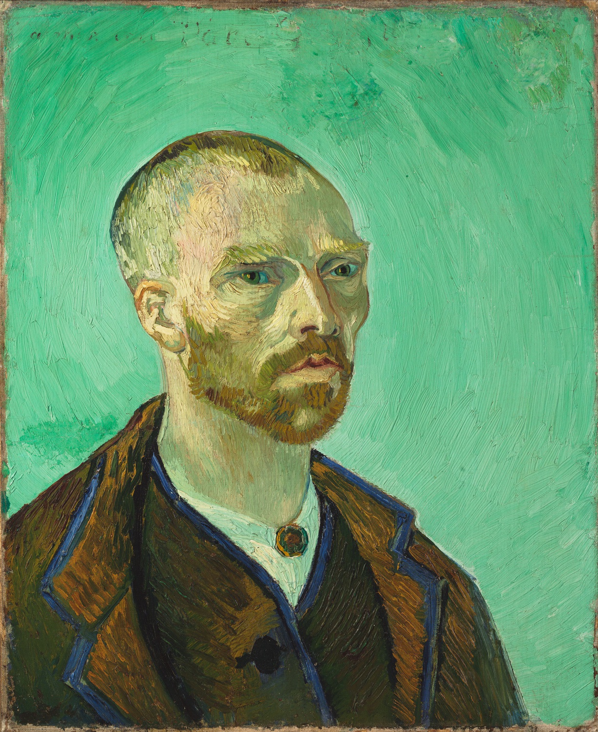 Vincent van Gogh, Self-Portrait Dedicated to Paul Gauguin, 1888. Oil on canvas.
