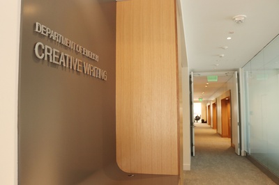 Cover image for Creative Writing Program Settles into New Lamont Library Space