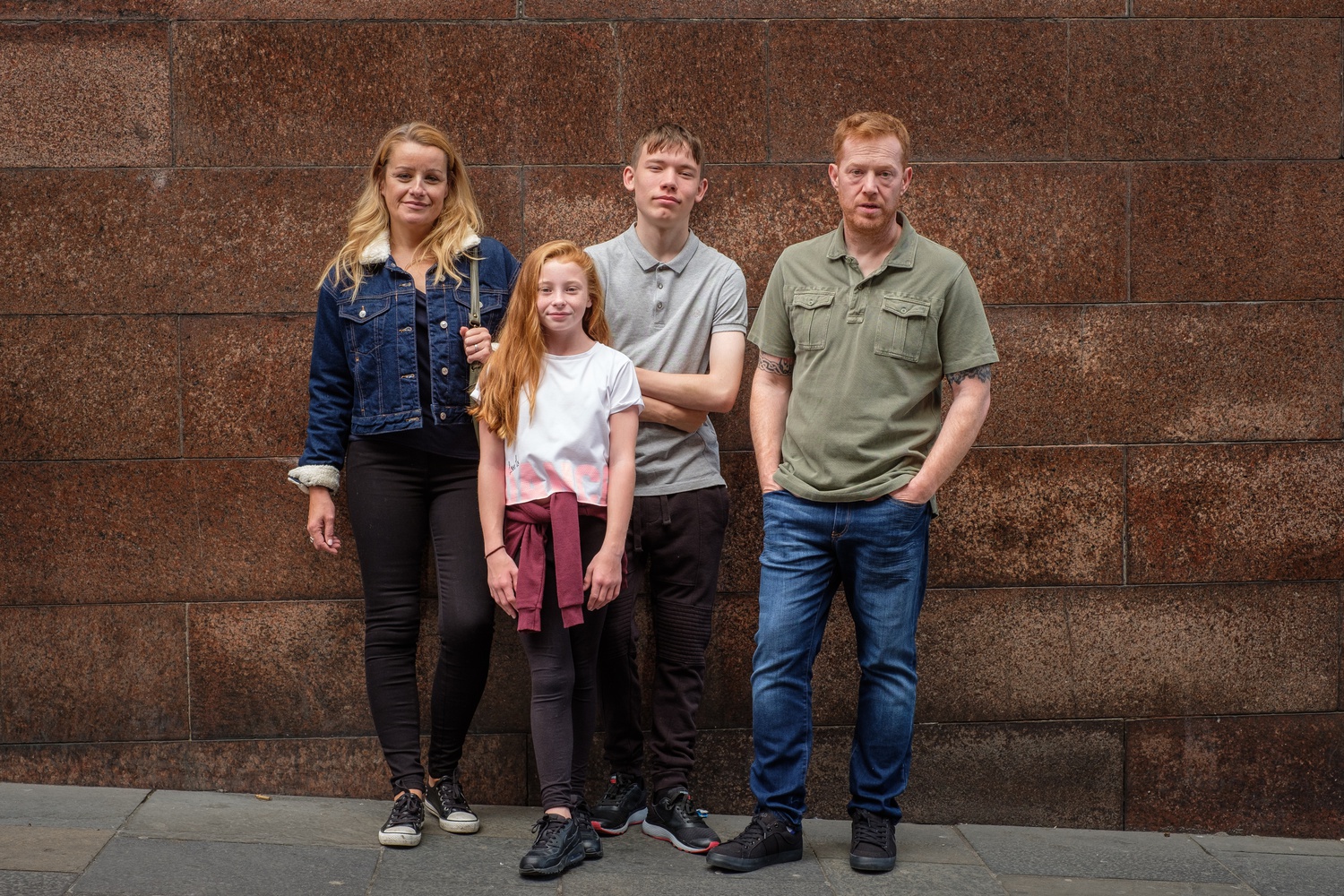 From left to right, Debbie Underwood, Katie Proctor, Rhys Stone, and Kris Hitchen star in "Sorry We Missed You."
