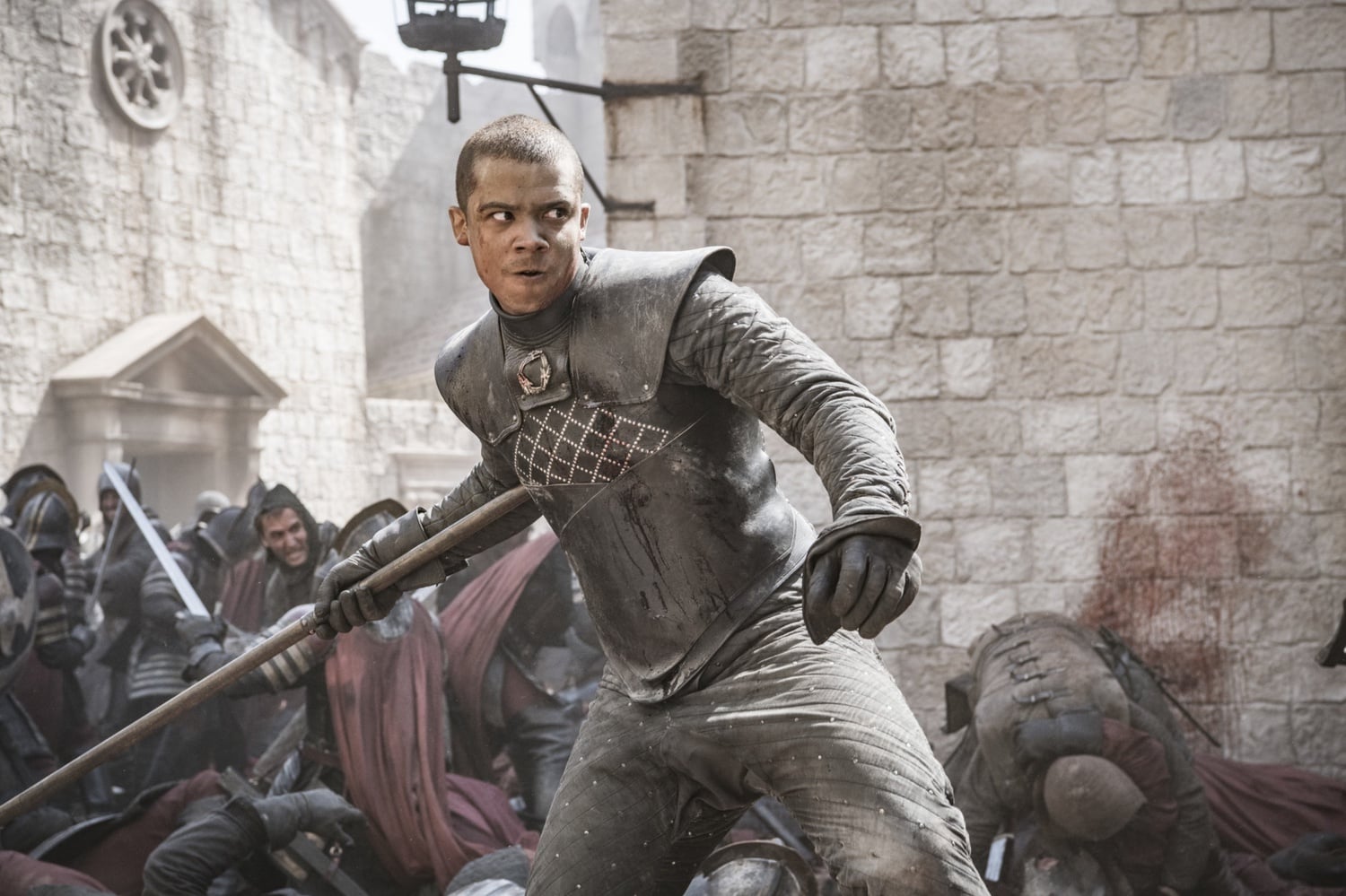 Jacob Anderson in the fifth episode of the final season of "Game of Thrones."